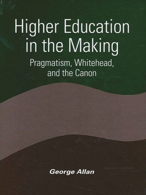 cover image of Higher Education in the Making